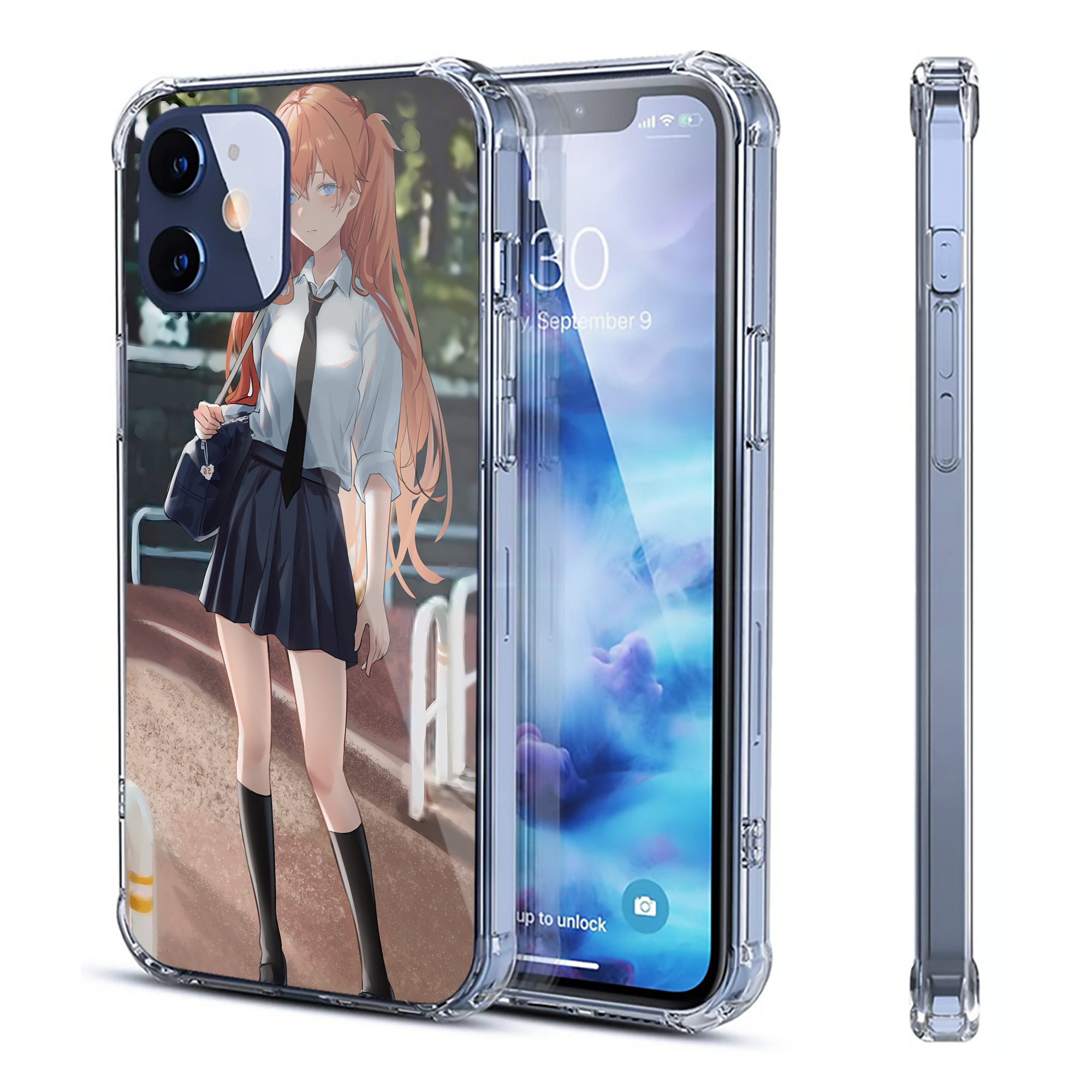 （画像用） EVA 新世紀エヴァンゲリオン 【iPhone 12シリーズ対応】透明スマホケース（クリアソフトケース）